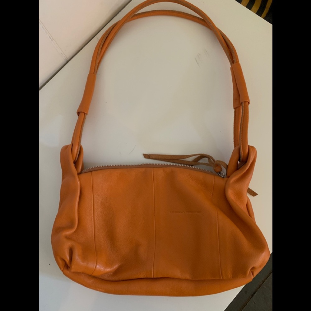 Lorella pagano shoulder leather bag